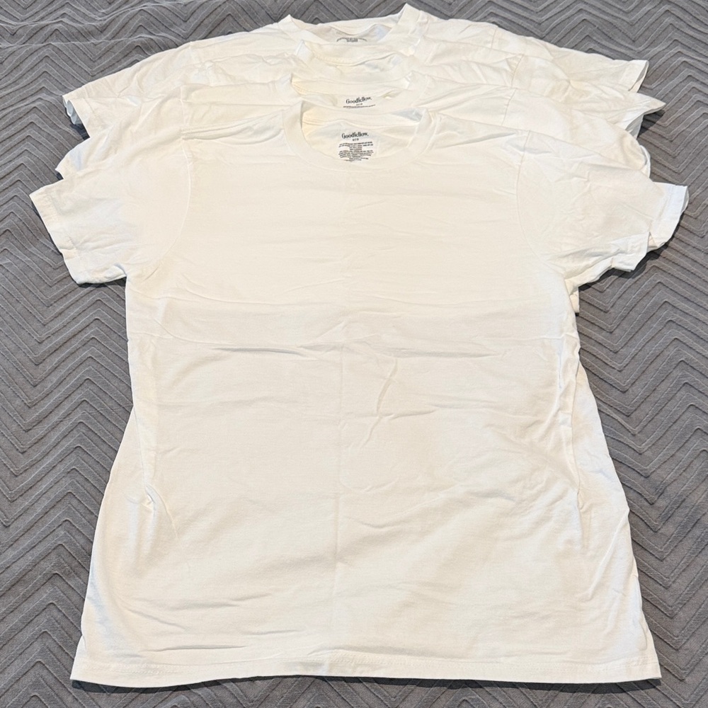 Goodfellow & Co Classic White Crewneck Tees